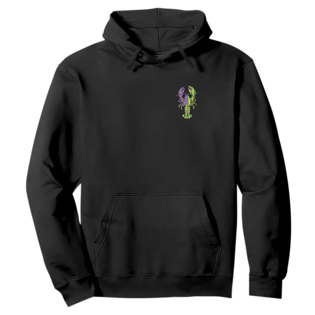 Carnival Mardi Gras USA American Flag Crawfish Pocket Hoodie TS10 Black Print Your Wear