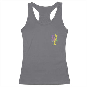 Carnival Mardi Gras USA American Flag Crawfish Pocket Racerback Tank Top TS10 Charcoal Print Your Wear