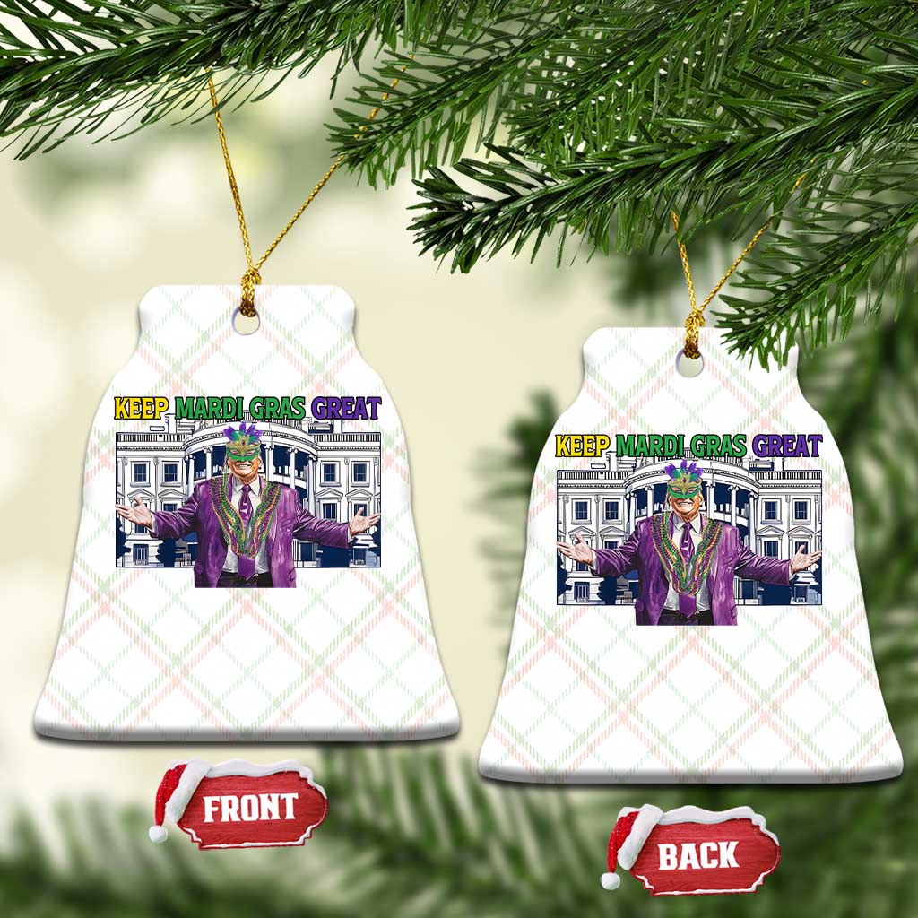 Trump Mardi Gras Ceramic Ornament Carnival New Orleans Trip Parade Outfit TS10 Print Your Wear