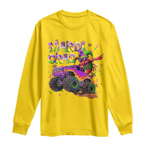 Mardi Gras Long Sleeve Shirt Dabbing Crawfish Monster Truck TS10 Daisy Print Your Wear