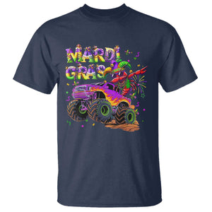 Mardi Gras T Shirt Dabbing Crawfish Monster Truck TS10 Navy Print Your Wear