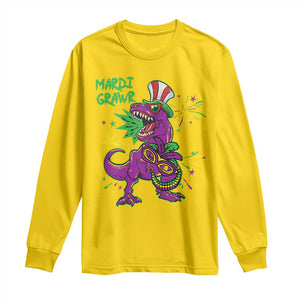 Mardi Gras Dino Long Sleeve Shirt Toddler Kids Boys Gift Mardi Grawr TS10 Daisy Print Your Wear