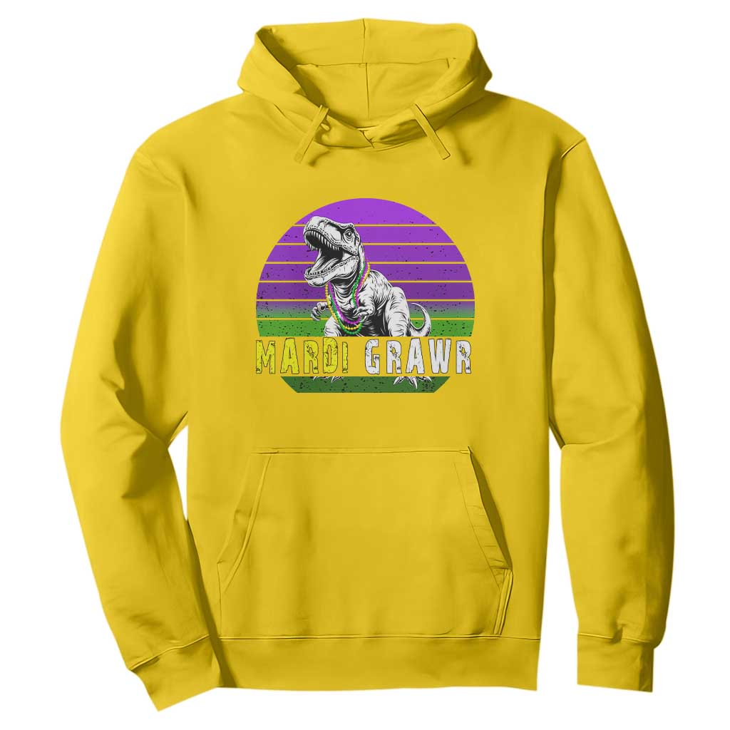 Mardi Grawr Dinosaur Hoodie Toddler Kids Boys Gift TS10 Daisy Print Your Wear