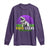 Mardi Grawr Dinosaur Long Sleeve Shirt Toddler Kids Boys Gift TS10 Purple Print Your Wear