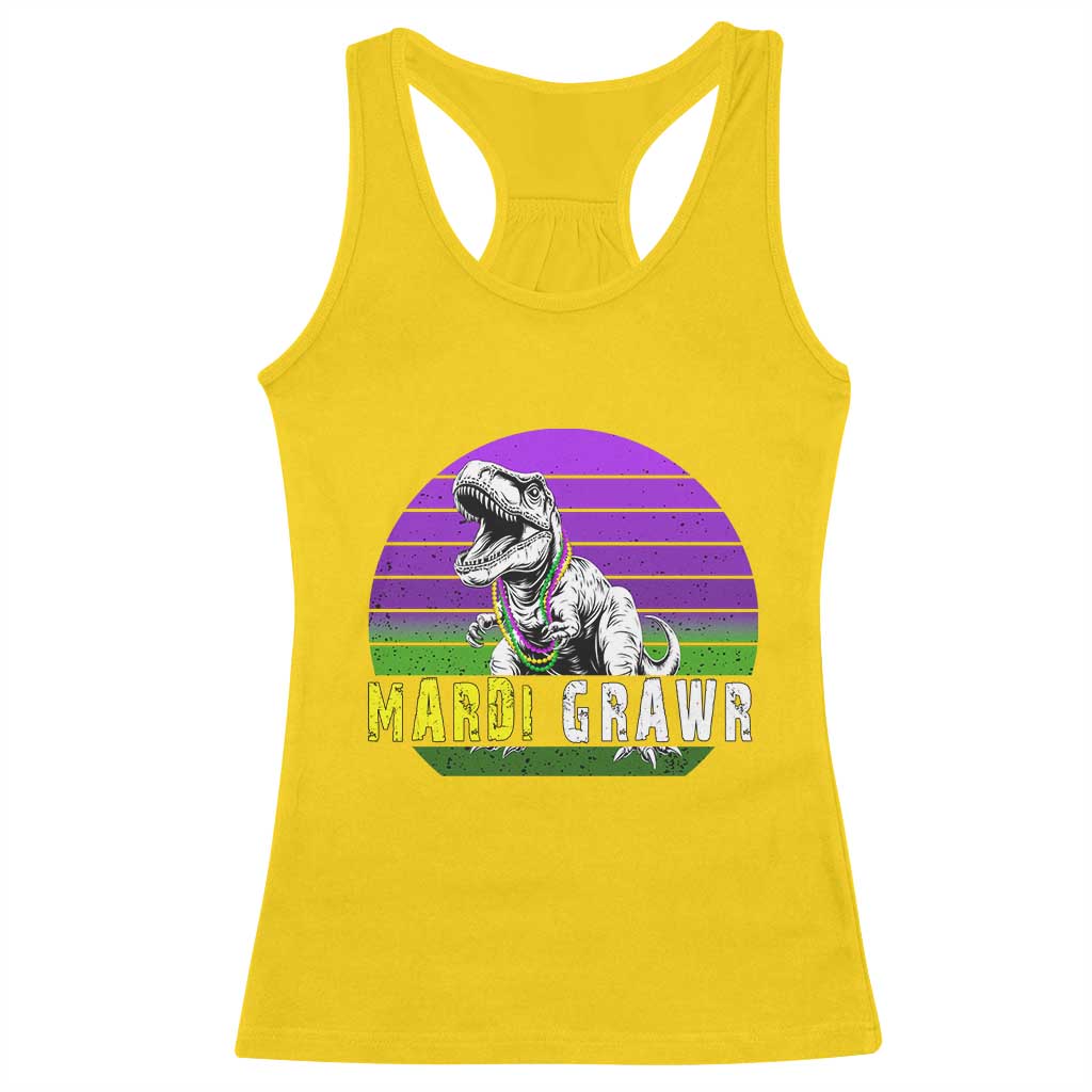 Mardi Grawr Dinosaur Racerback Tank Top Toddler Kids Boys Gift TS10 Daisy Print Your Wear