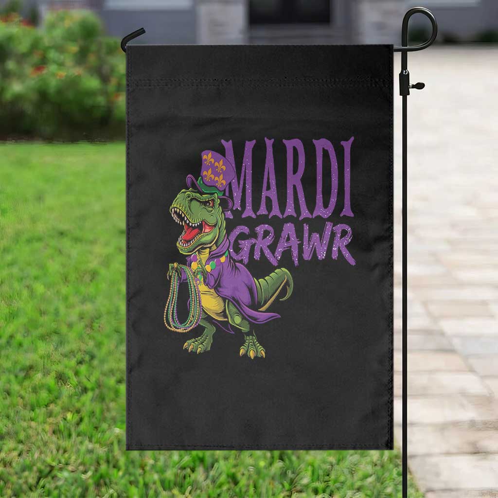 Dinosaur Mardi Gras Garden Flag Funny Meme New Orleans Party Custume Beads TS10 Print Your Wear