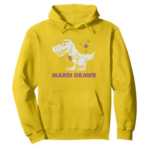 Mardi Gras Grawr Dinosaur Hoodie Fat Tuesday Kids TS10 Daisy Print Your Wear