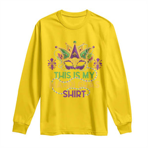 This Is My Mardi Gras Shirt Long Sleeve Shirt Funny Outfit Party Mask Costume TS10 Daisy Print Your Wear