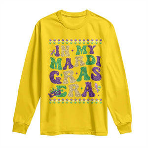 In My Mardi Gras Era Long Sleeve Shirt Carnival New Orleans Trip Glitter Print TS10 Daisy Print Your Wear