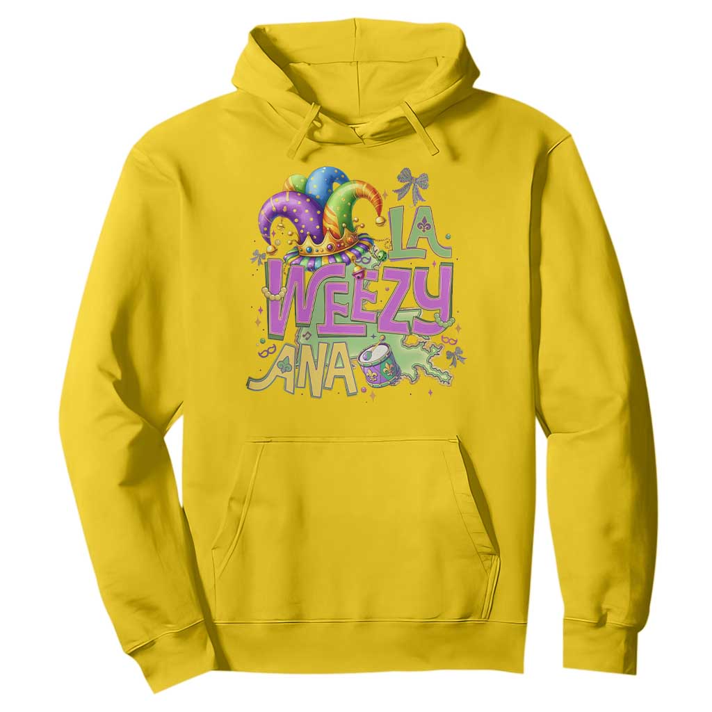 Funny Mardi Gras Hoodie La Weezy Ana TS10 Daisy Print Your Wear