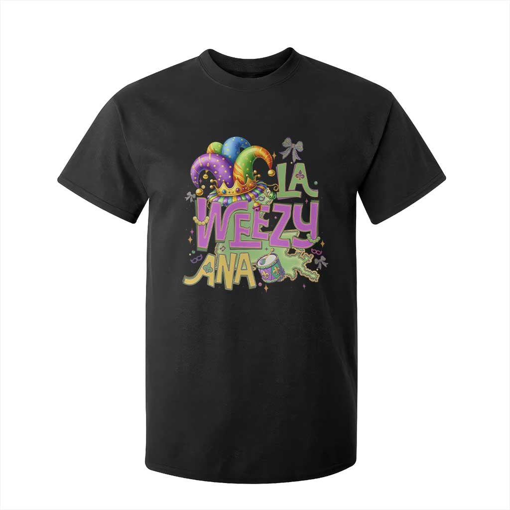Funny Mardi Gras T Shirt For Kid La Weezy Ana TS10 Black Print Your Wear