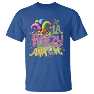 Funny Mardi Gras T Shirt La Weezy Ana TS10 Royal Blue Print Your Wear