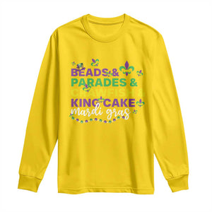 Beads Parades Crawfish King Cake Mardi Gras Long Sleeve Shirt TS10 Daisy Print Your Wear