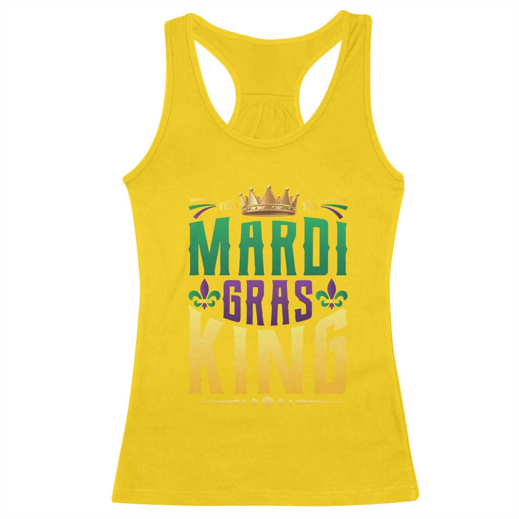 Mardi Gras King Racerback Tank Top Funny Men Carnival Costume Gift TS10 Daisy Print Your Wear