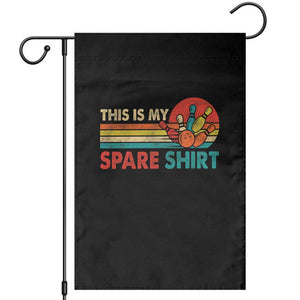 This Is My Spare Bowling Garden Flag Bowler Funny Team TS10 Black Print Your Wear