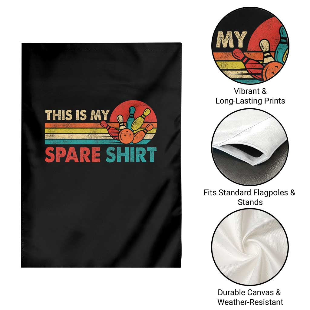 This Is My Spare Bowling Garden Flag Bowler Funny Team TS10 Print Your Wear