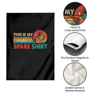 This Is My Spare Bowling Garden Flag Bowler Funny Team TS10 Print Your Wear