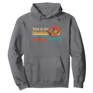 This Is My Spare Bowling Hoodie Bowler Funny Team TS10 Charcoal Print Your Wear