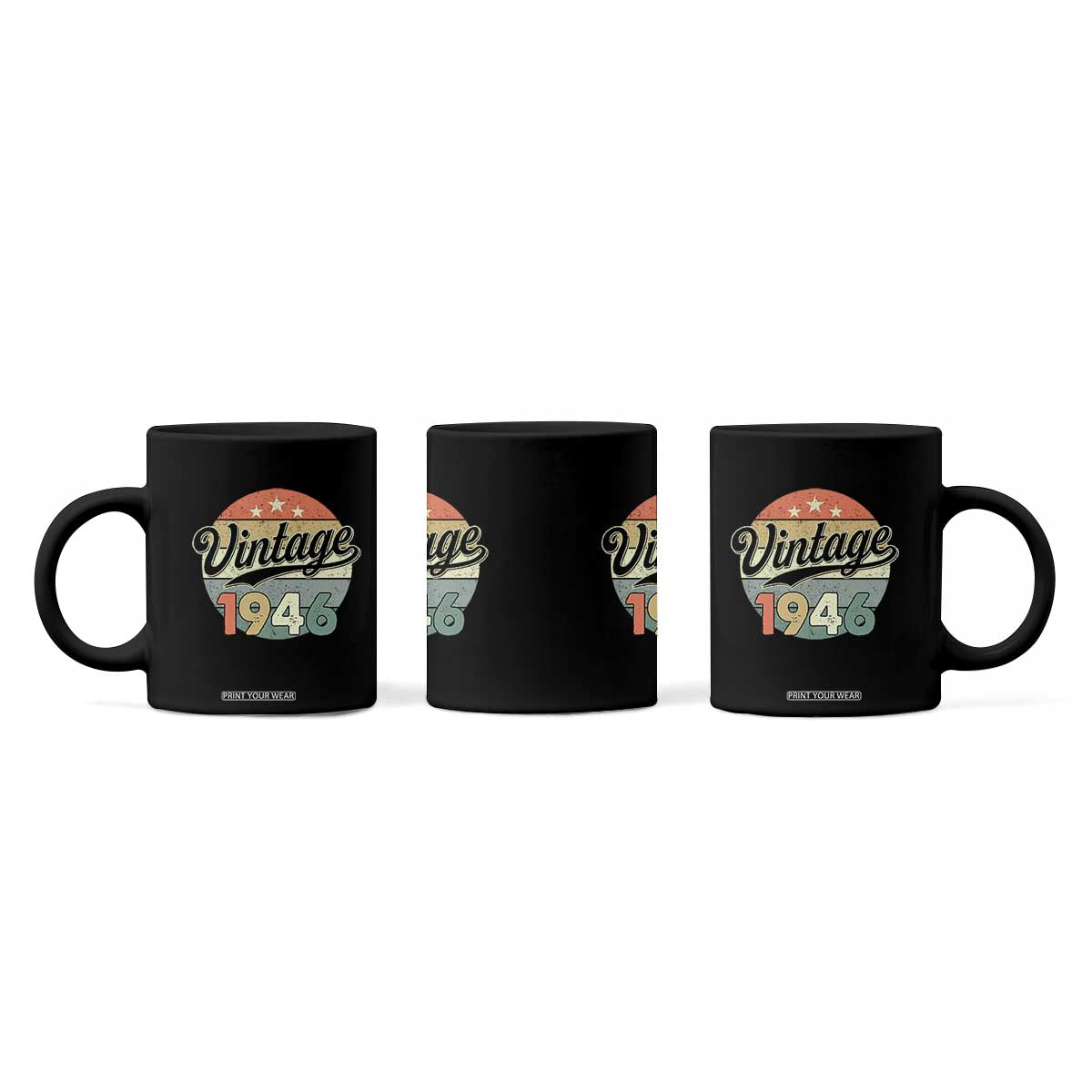 Vintage 1946 Coffee Mug 80 Year Old 80th Birthday Gifts TS10 Print Your Wear