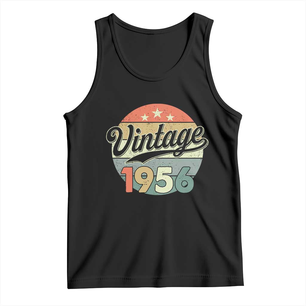 Vintage 1956 Tank Top 70 Year Old 70th Birthday Gifts TS10 Black Print Your Wear