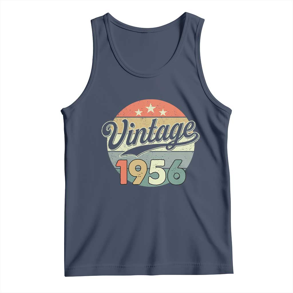 Vintage 1956 Tank Top 70 Year Old 70th Birthday Gifts TS10 Navy Print Your Wear