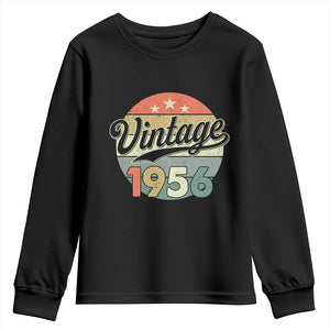 Vintage 1956 Youth Sweatshirt 70 Year Old 70th Birthday Gifts TS10 Black Print Your Wear