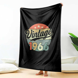 Vintage 1966 Throw Blanket 60 Year Old 60th Birthday Gifts TS10 Print Your Wear