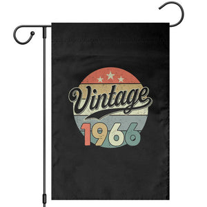 Vintage 1966 Garden Flag 60 Year Old 60th Birthday Gifts TS10 Black Print Your Wear