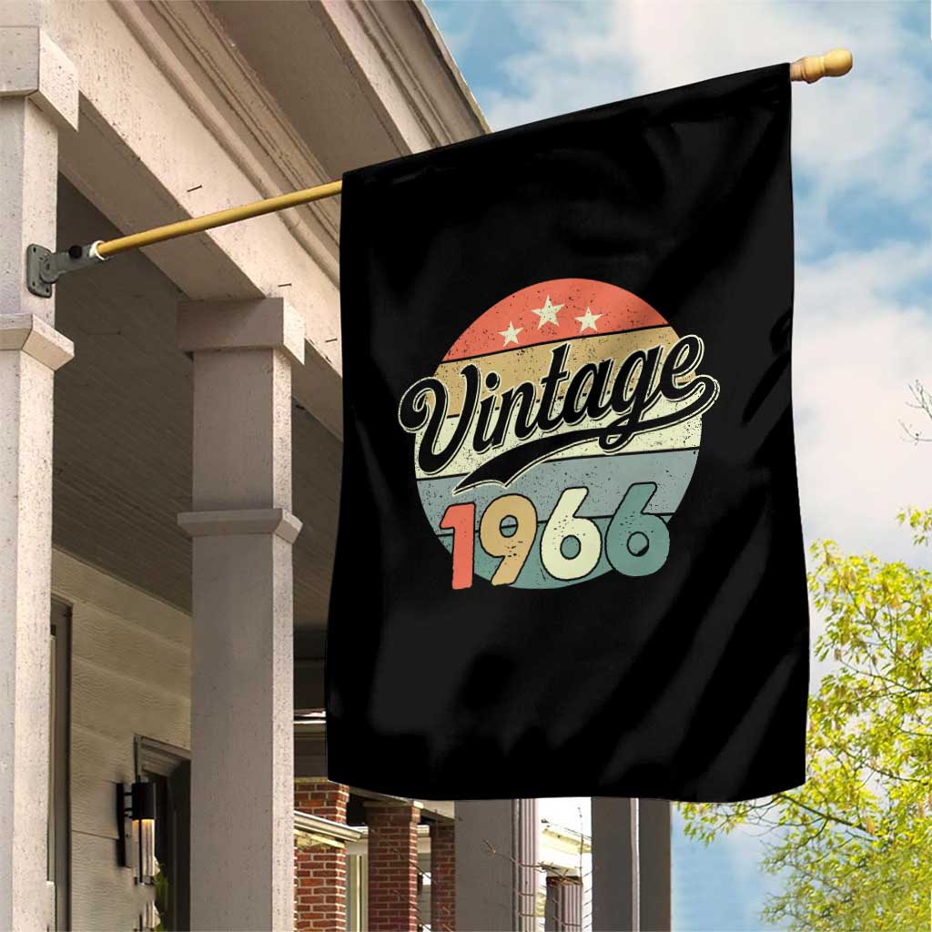 Vintage 1966 Garden Flag 60 Year Old 60th Birthday Gifts TS10 Print Your Wear