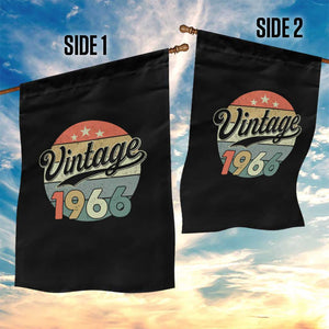 Vintage 1966 Garden Flag 60 Year Old 60th Birthday Gifts TS10 Print Your Wear