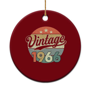 Vintage 1966 Ceramic Ornament 60 Year Old 60th Birthday Gifts TS10 1pc Red Print Your Wear