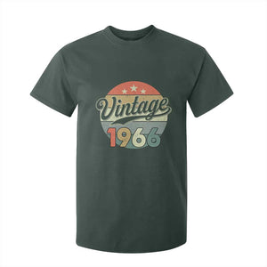 Vintage 1966 T Shirt For Kid 60 Year Old 60th Birthday Gifts TS10 Dark Forest Green Print Your Wear