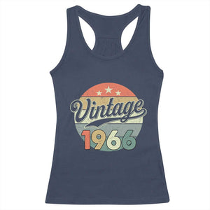 Vintage 1966 Racerback Tank Top 60 Year Old 60th Birthday Gifts TS10 Navy Print Your Wear