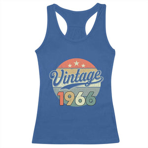 Vintage 1966 Racerback Tank Top 60 Year Old 60th Birthday Gifts TS10 Royal Blue Print Your Wear