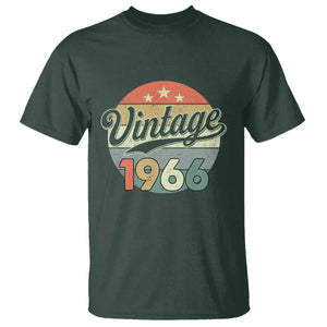 Vintage 1966 T Shirt 60 Year Old 60th Birthday Gifts TS10 Dark Forest Green Print Your Wear