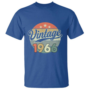 Vintage 1966 T Shirt 60 Year Old 60th Birthday Gifts TS10 Royal Blue Print Your Wear