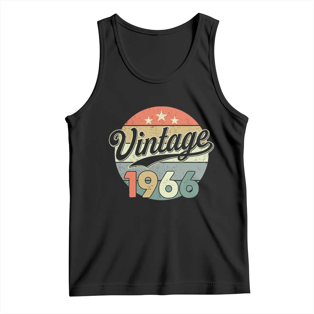 Vintage 1966 Tank Top 60 Year Old 60th Birthday Gifts TS10 Black Print Your Wear