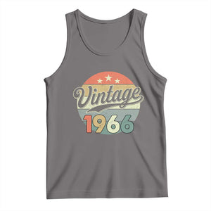 Vintage 1966 Tank Top 60 Year Old 60th Birthday Gifts TS10 Deep Heather Print Your Wear