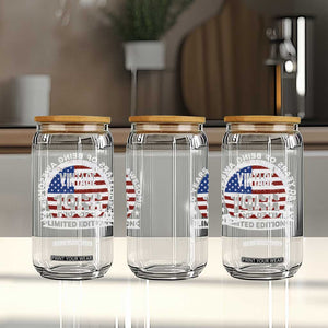 60th Birthday Glass Can Vintage 1966 60 Year Old Birthday American Flag TS10 Print Your Wear