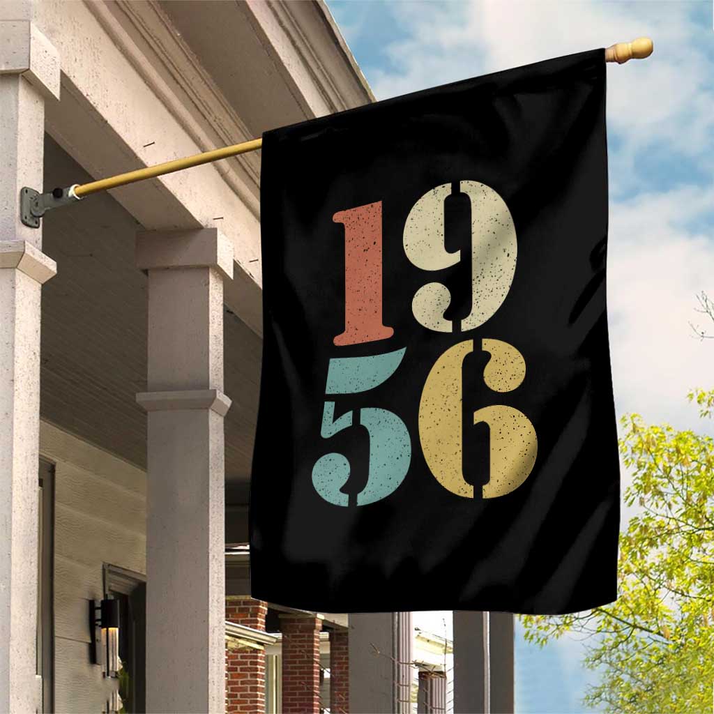70th Birthday Garden Flag Classic Retro 1956 70 Year Old Gifts TS10 Print Your Wear