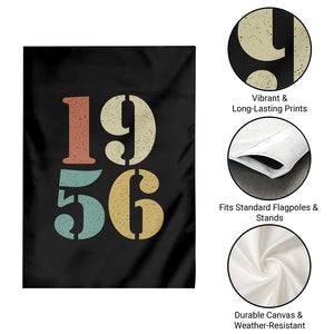 70th Birthday Garden Flag Classic Retro 1956 70 Year Old Gifts TS10 Print Your Wear