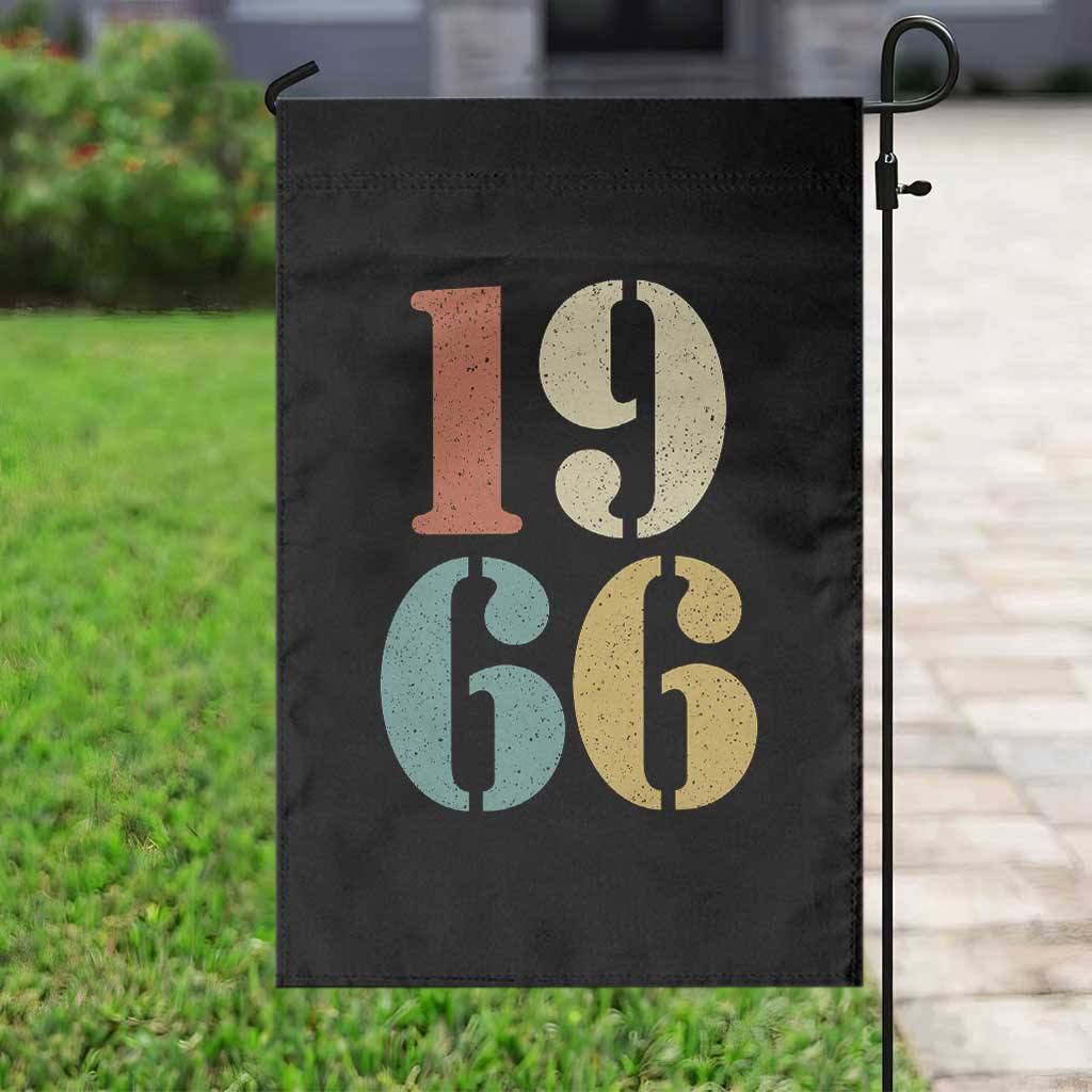 60th Birthday Garden Flag Classic Retro 1966 60 Year Old Gifts TS10 Print Your Wear