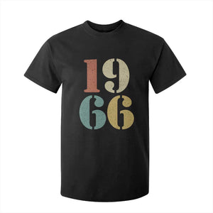 60th Birthday T Shirt For Kid Classic Retro 1966 60 Year Old Gifts TS10 Black Print Your Wear