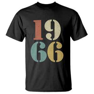 60th Birthday T Shirt Classic Retro 1966 60 Year Old Gifts TS10 Black Print Your Wear