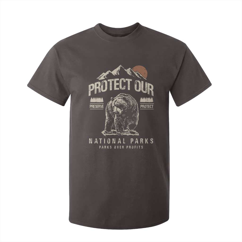 Protect Our National Parks T Shirt For Kid TS10 Dark Chocolate Print Your Wear
