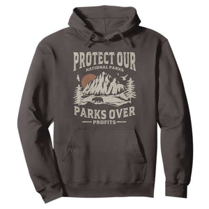 Protect Our National Parks Hoodie Camping Hiking TS10 Dark Chocolate Print Your Wear