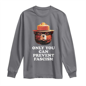 Protect Our National Parks Long Sleeve Shirt NPS Bear TS10 Charcoal Print Your Wear