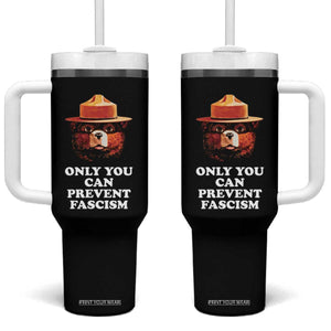 Protect Our National Parks Tumbler With Handle NPS Bear TS10 One Size: 40 oz Black Print Your Wear
