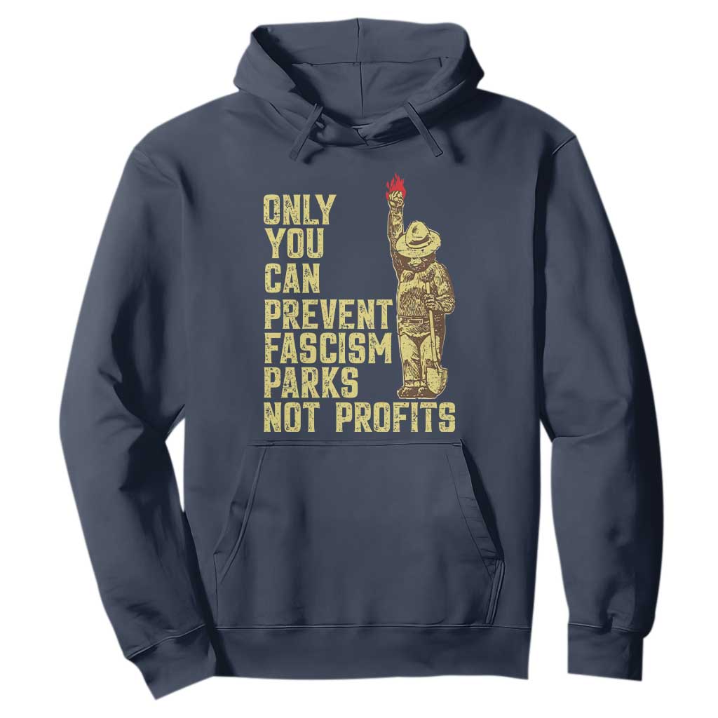 Protect Our National Parks Hoodie Bear Progressive Funny Gift TS10 Navy Print Your Wear