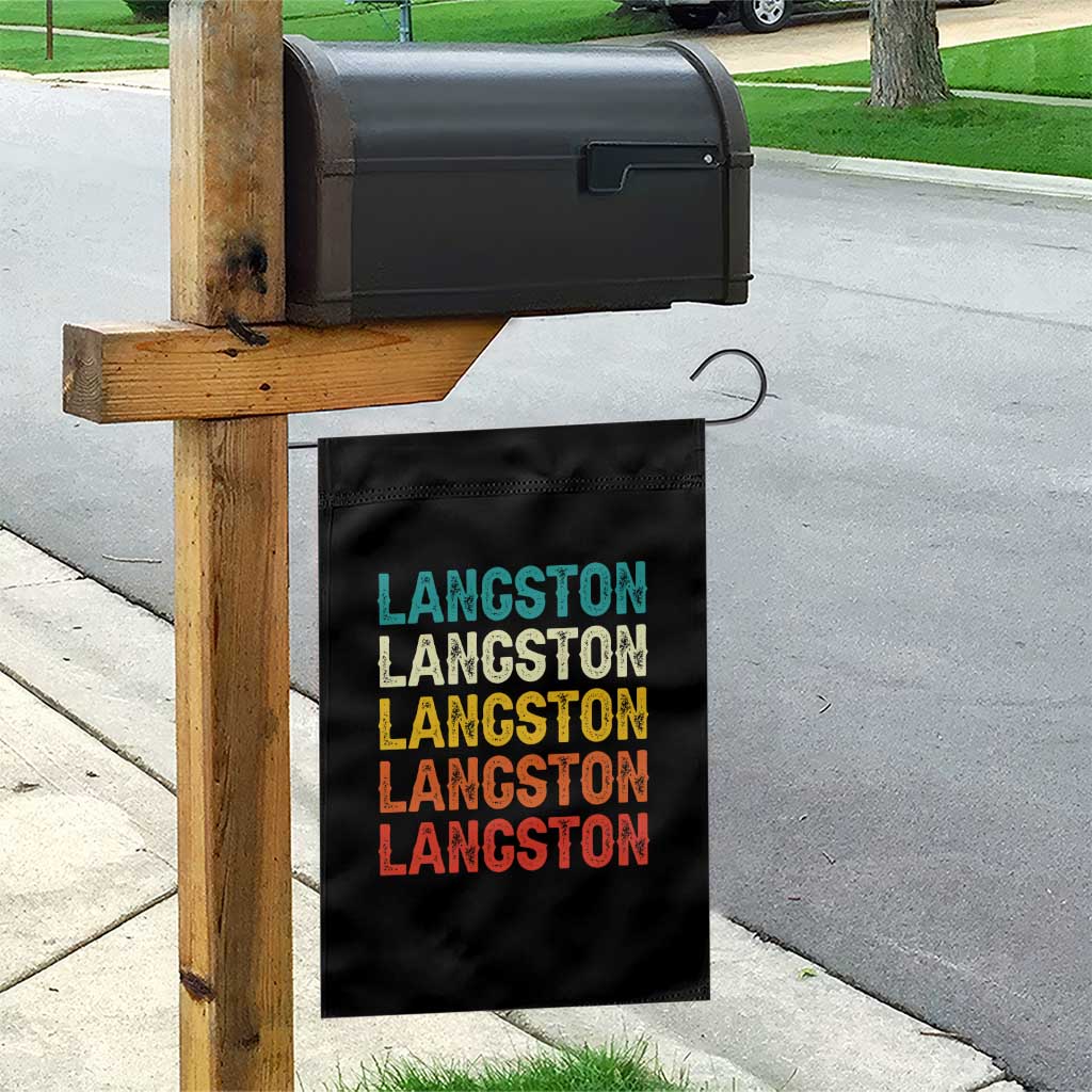 Langston Garden Flag Oklahoma Retro Vintage City TS10 Print Your Wear